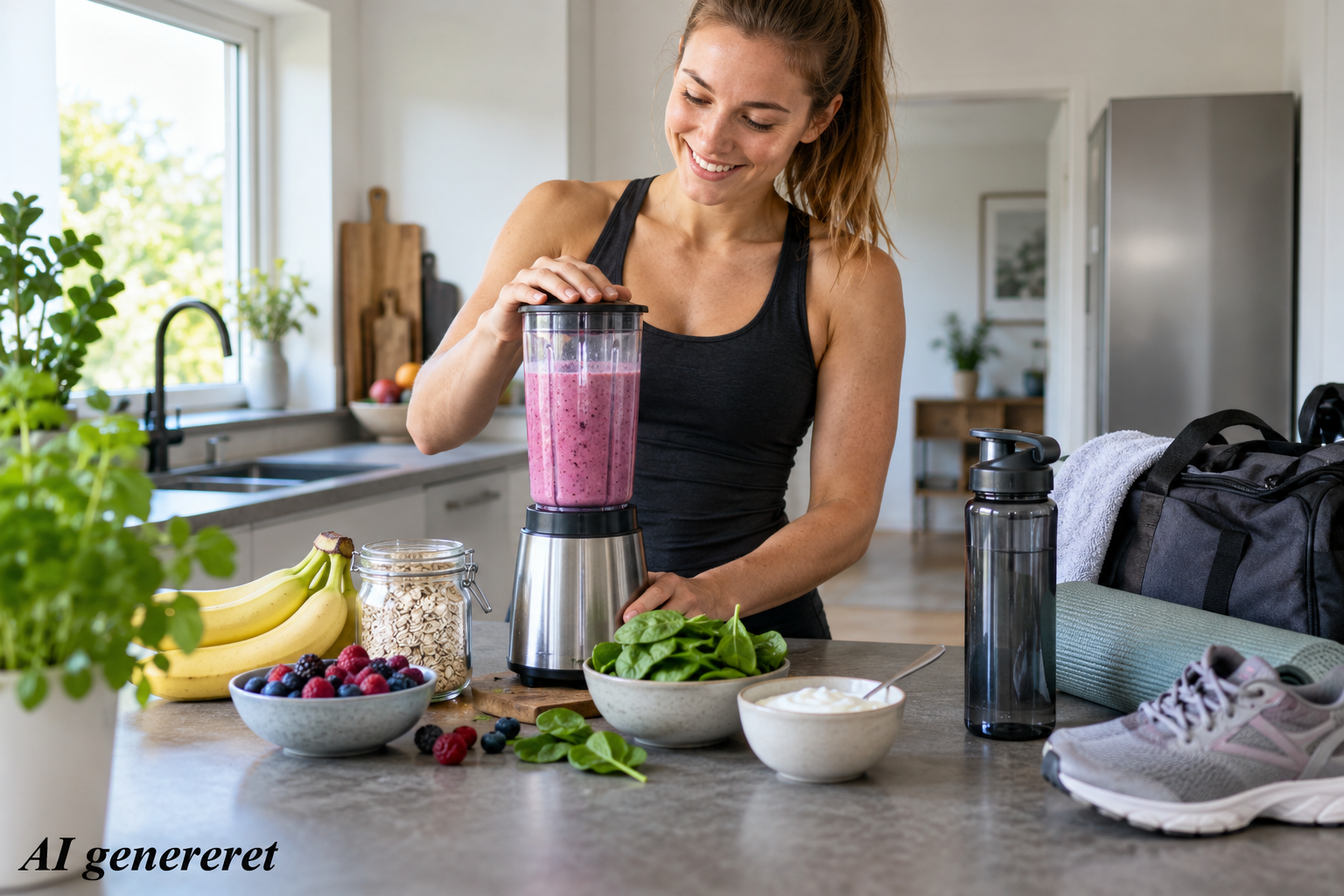 En god blender kan gøre smoothies til en nem del af træningen